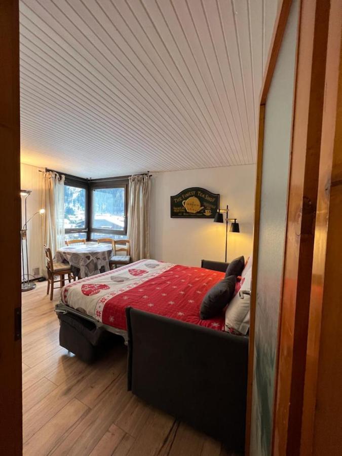 Studio Dent Du Caiman, Chamonix Hyper Centre, Parking, Vue Mont Blanc Extérieur photo