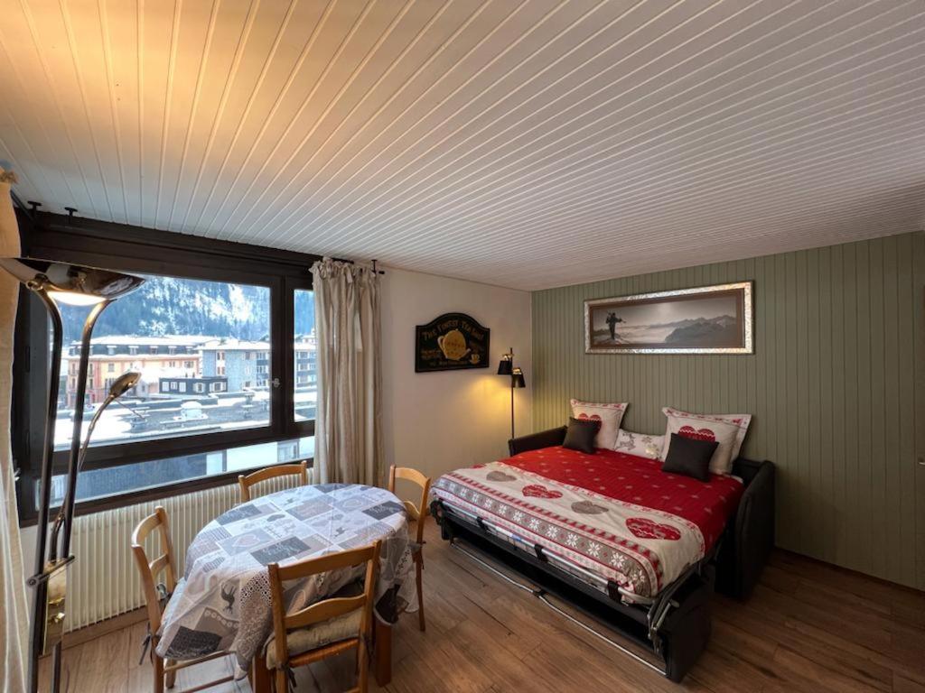 Studio Dent Du Caiman, Chamonix Hyper Centre, Parking, Vue Mont Blanc Extérieur photo